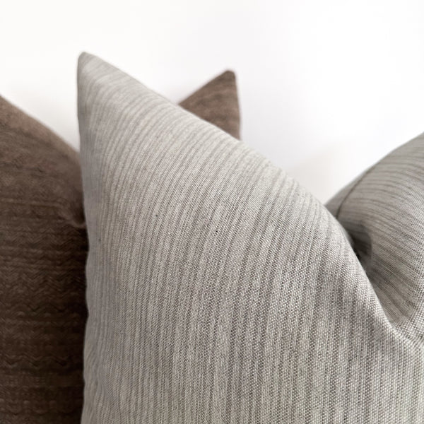 Watermark Gray Pillow Cover