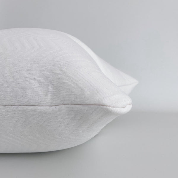 Outdoor Pillow Cover, White outdoor pillow cover, Outdoor pillows, Hackner Home Outdoor pillows, Designer Pillows, Quality Outdoor Pillows, White Outdoor Throw Pillows