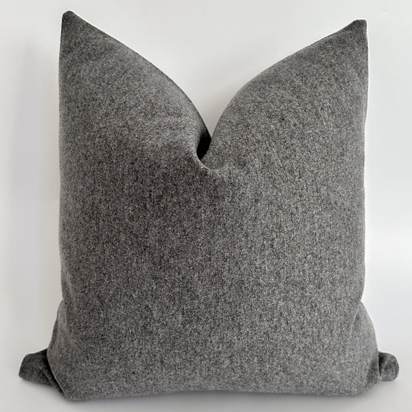 Lambswool Gray Pillow Cover