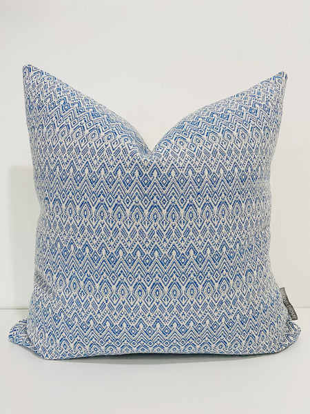 West Beach | Blue Pillow Cover