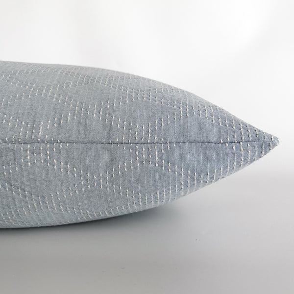 Baby Blue Diamonds Pillow Cover