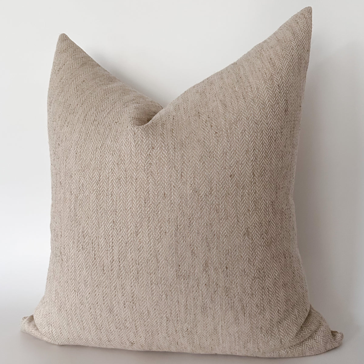 Beige linen pillows hot sale