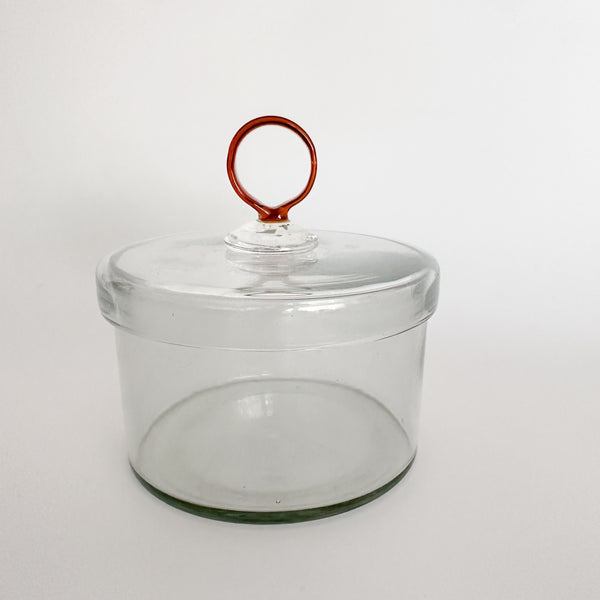 Glass Canister | Amber Handle