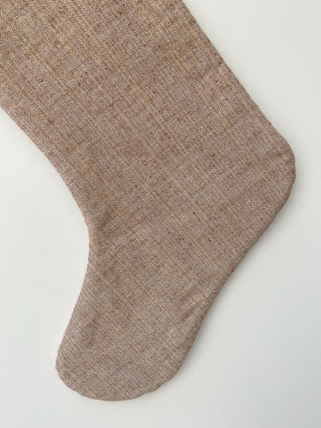 Pink Christmas Stocking, Pink Holiday Decor, Hackner Home, Hackner Home Christmas Stocking, Curated Christmas Stocking, Holiday Stocking