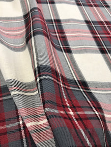 Tartan Red Fabric