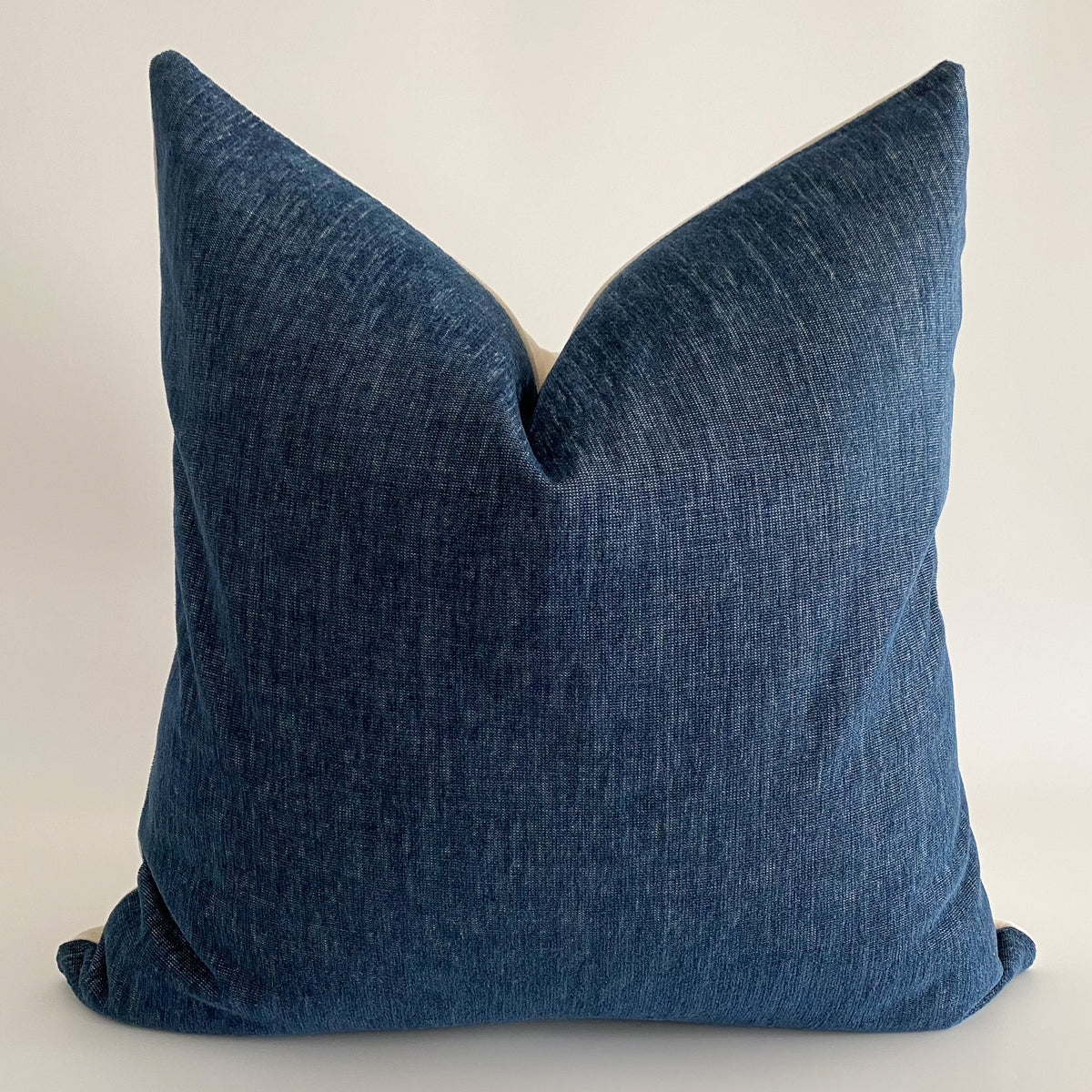 Dark store blue pillows