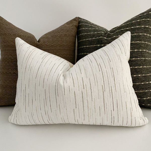 White Pillow Cover, White Decorative Pillow, White Throw Pillow, Throw Pillow White, Textured White Pillows, Handmade Pillows, Hackner Home, Hackner Home Pillows, Neutral Pillows, How to Style Pillows