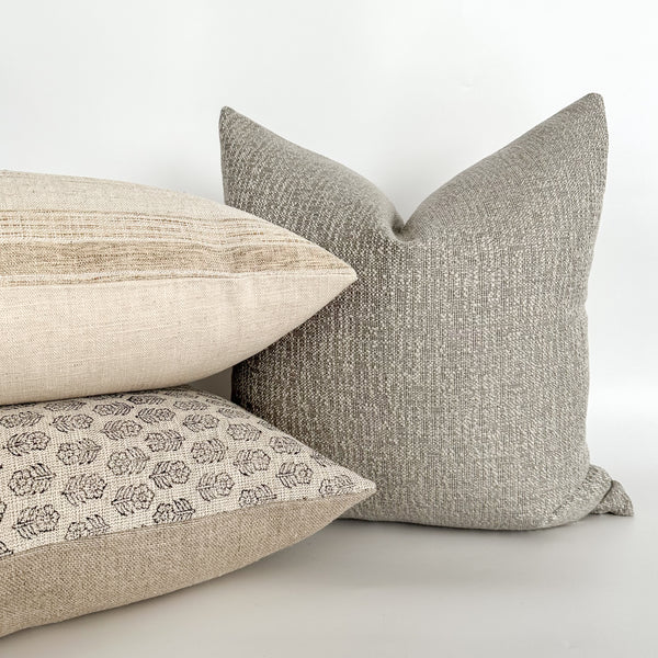 Silver Luster Pillow Cover