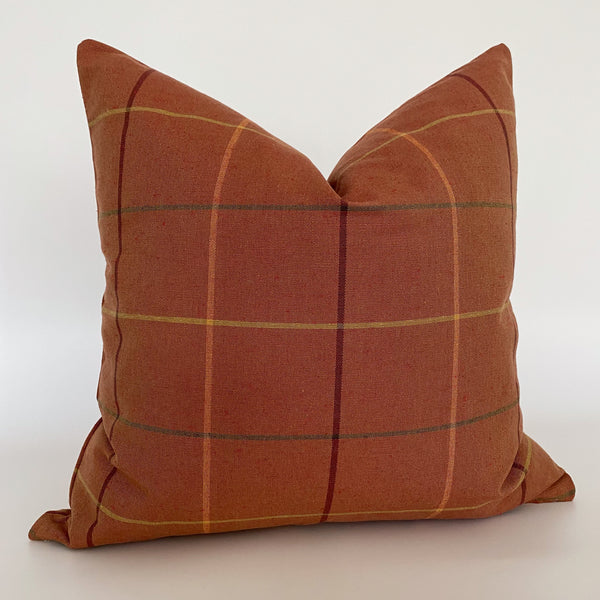 Pumpkin Spice Pillow, Fall Pillows, Orange Pillow, Throw Pillow, Rust Throw Pillow, Spring Throw Pillow, Hackner Home, Hackner Home Pillows, Designer Pillows, Decorative Pillow Covers, Handmade Pillows, Made in USA Pillows, Wholesale Pillows