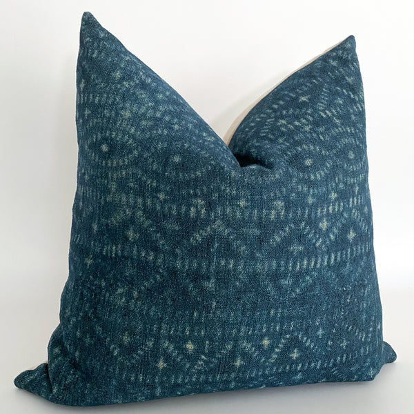 Throw Pillow, Blue Throw Pillow, Tribal Pillows, Ethnic Pillows, Hackner Home, Hackner Home Pillows, Designer pillows, Handmade Pillows, Made in USA Pillows, Pillow Shop, Wholesale Pillows, Blue Pillows, Teen Girl Pillows, Summer Pillows