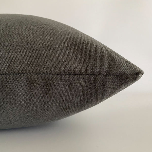 Peppercorn Gray Pillow Cover