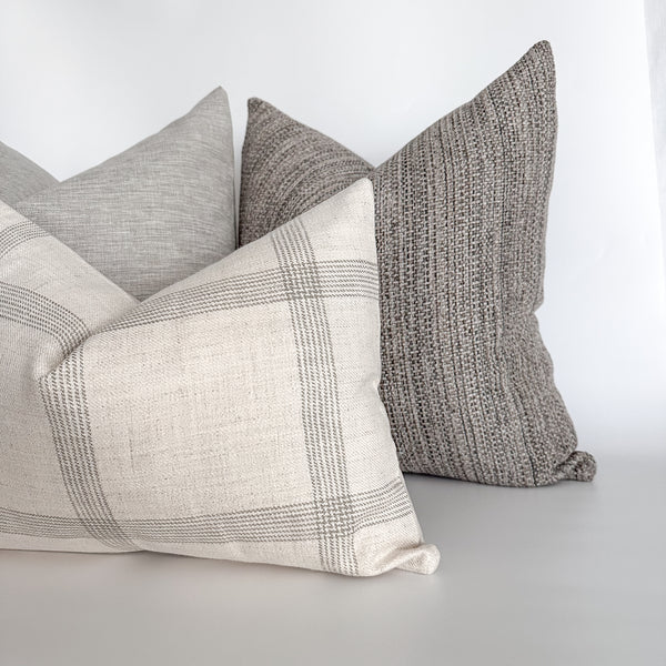Sandhill Gray Pillow Cover Set