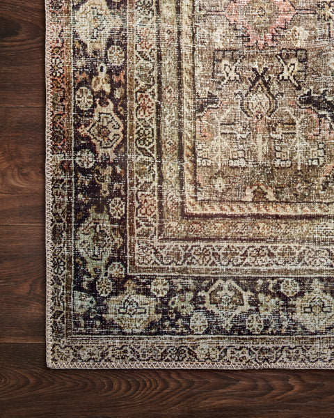 Layla Collection - LAY-03 Olive / Charcoal