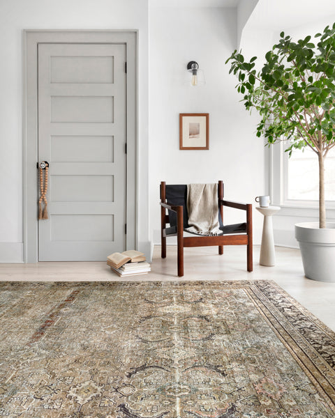 Layla Collection - LAY-03 Olive / Charcoal