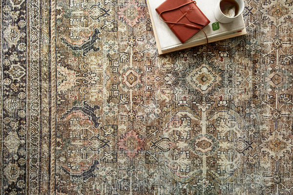 Layla Collection - LAY-03 Olive / Charcoal