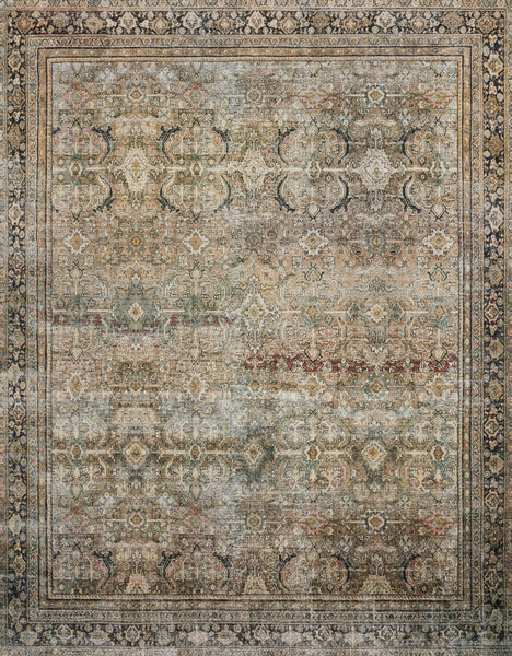 Layla Collection - LAY-03 Olive / Charcoal
