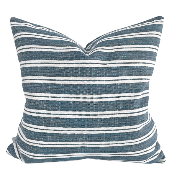 Peyton Blue Indoor/Outdoor Pillow Cover