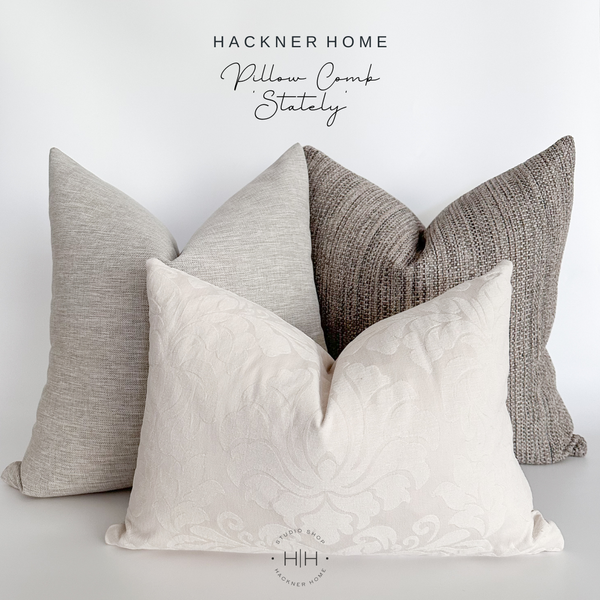Scandi Gray Pillow Cover