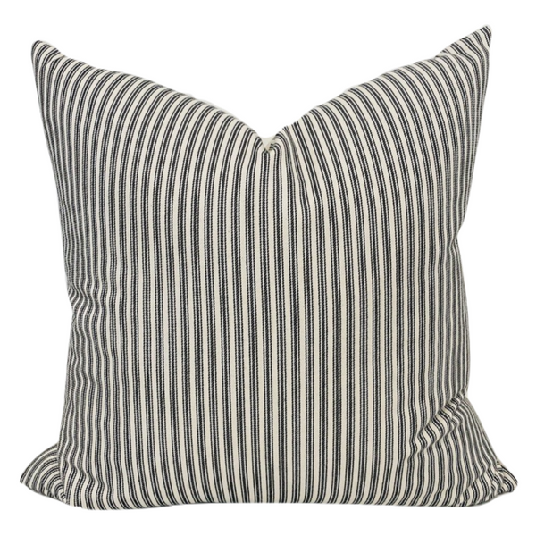 Black Stripe Pillow Cover, Black Ticking Stripe Pillow, Vintage Pillow Cover, Vintage Pillows, Designer Pillows, Striped Pillows, Hackner Home, kids room pillows, vintage bed room decor, Black Striped Pillow, Ticking pillows, Christmas Pillow Cover, Hackner Home, Designer Pillow, Decorative Pillows, Farmhouse Pillow, Modern Farmhouse Pillow