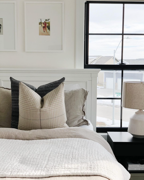 Tan Plaid Pillow, Plaid pillow cover, Decorative Pillow Pillow, Plaid Throw Pillow, Hackner Home Pillows,  Designer Pillow Covers, Decorative pillow cover, Modern Plaid Pillow, Boy's Room Pillow, Boy's plaid pillow, Masculine Pillows, Handmade Pillows