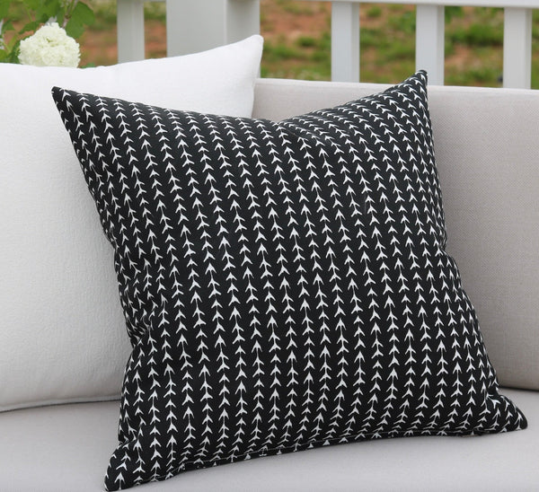 Black Outdoor Pillow Cover, Boho Outdoor Pillow Cover, Black Pillow for outdoor, Hackner Home, Outdoor Pillows, Designer Outdoor Pillow, High End Pillows for outdoor, Quality Outdoor Pillows, Modern Outdoor Pillows, Minimal outdoor pillows, Black Outdoor Pillow