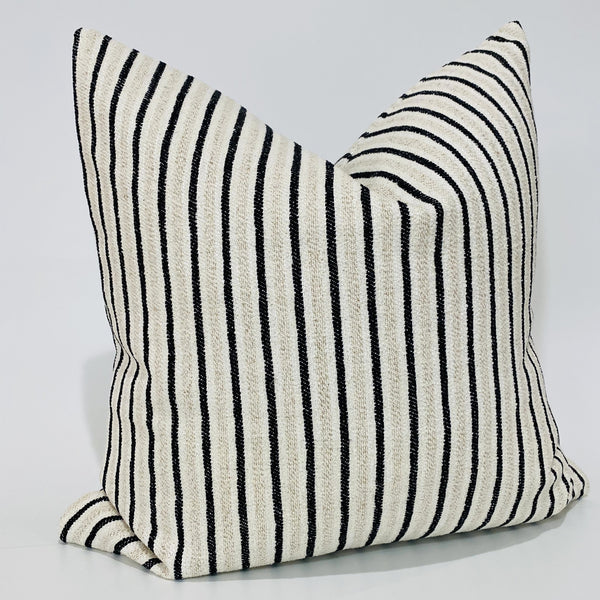 Striped Grain Sack Pillow Cover