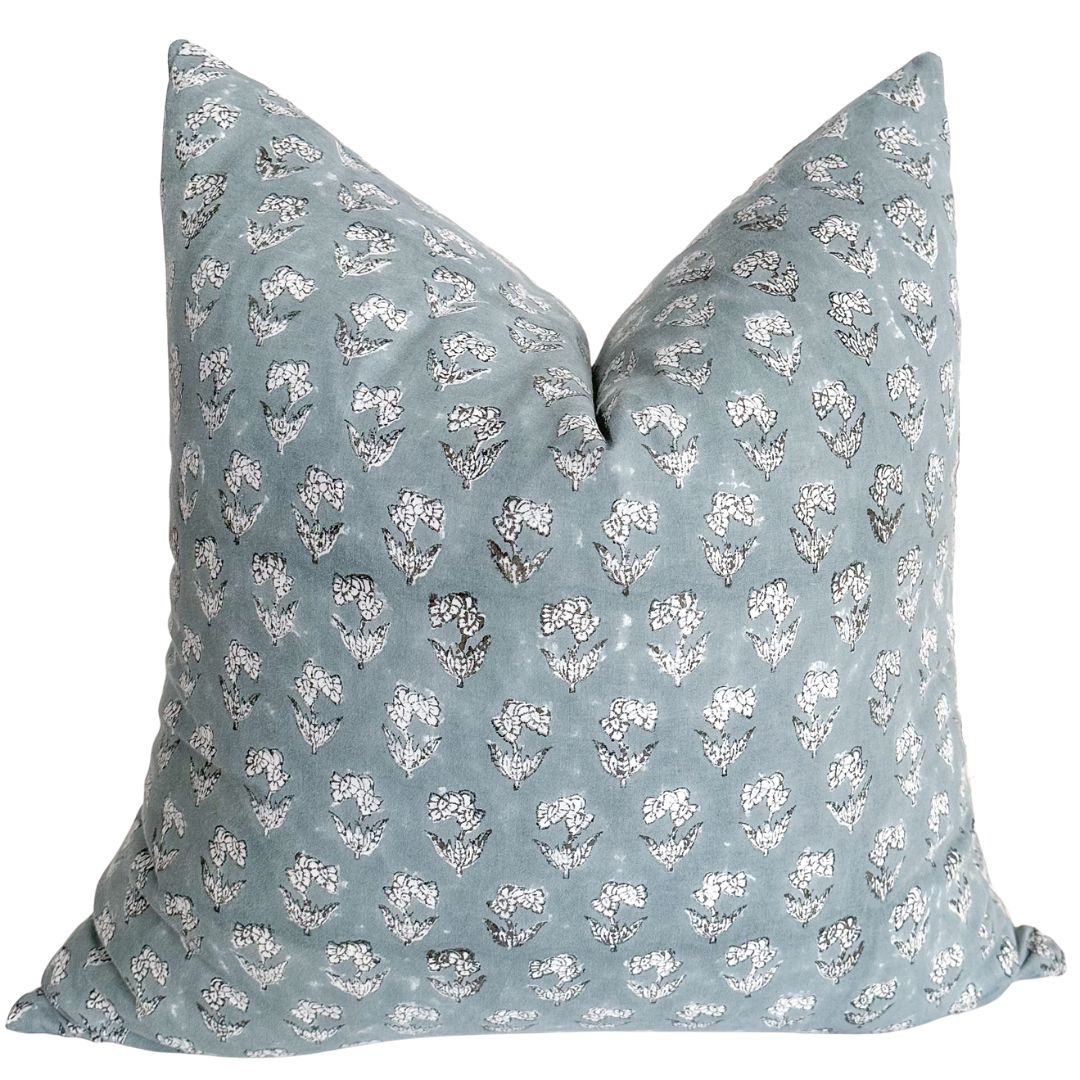 Powder blue shop cushion covers