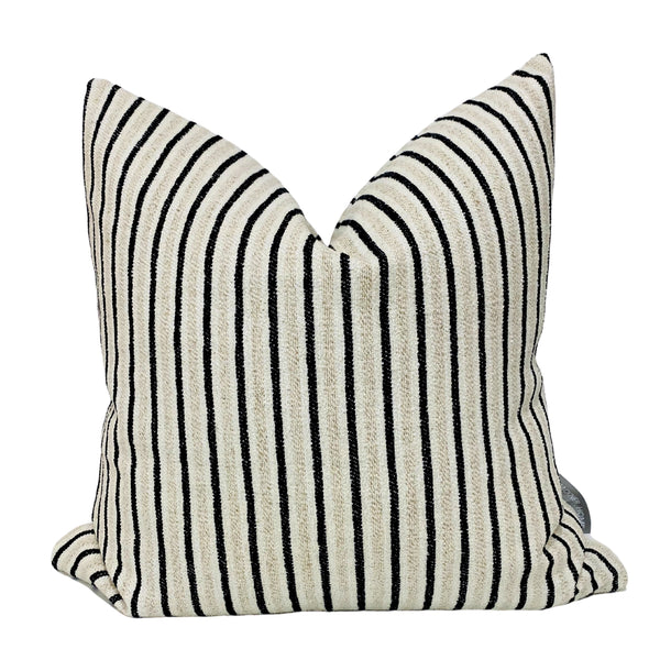 Striped Grain Sack Pillow Cover