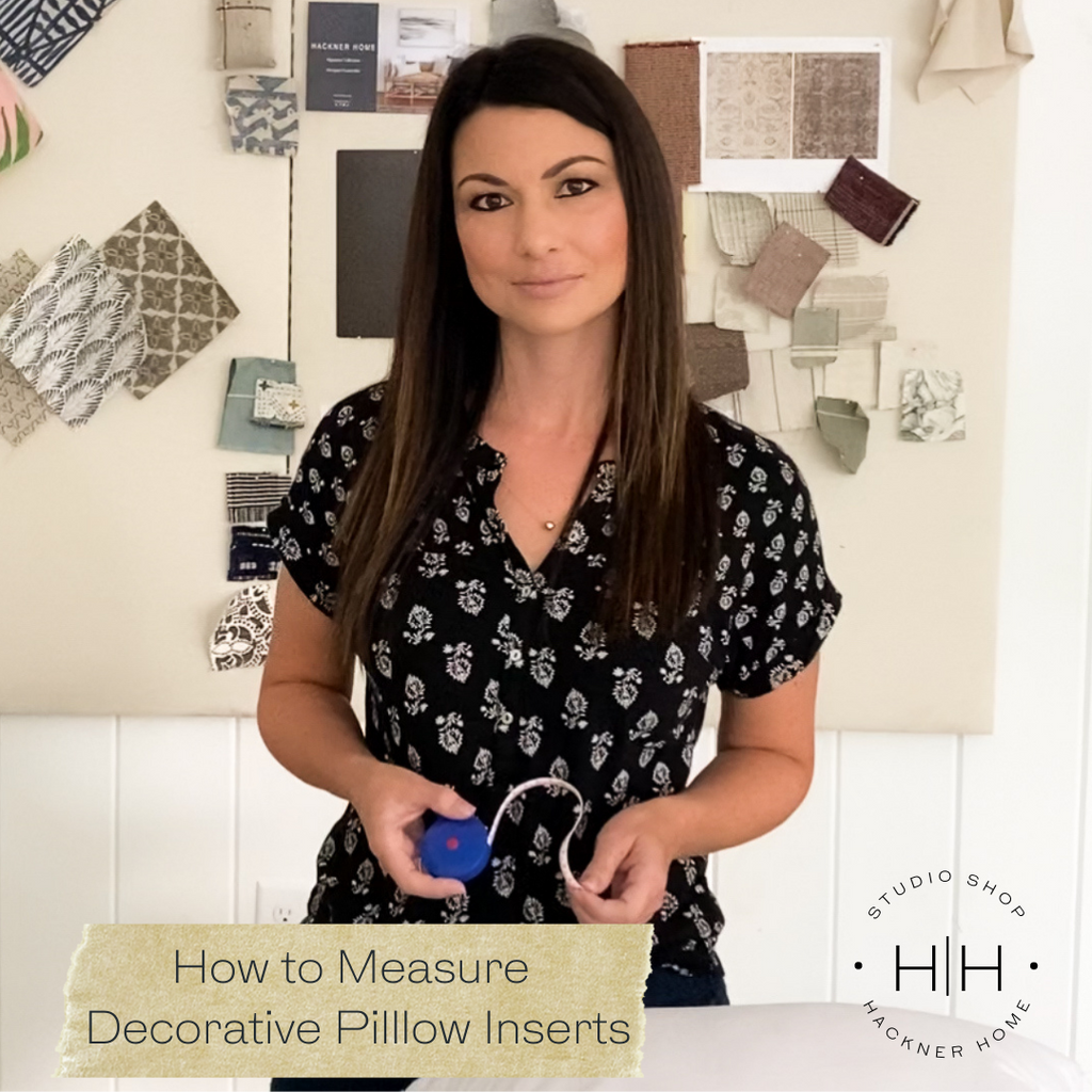 How to Measure Decorative Pillow Inserts for Pillow Covers