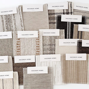 Fabric Sample Kits for home decor projects. 