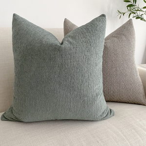 Solid pillow covers by Hackner Home