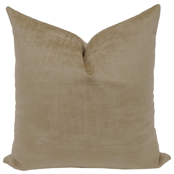 Honey Velveteen Pillow Cover