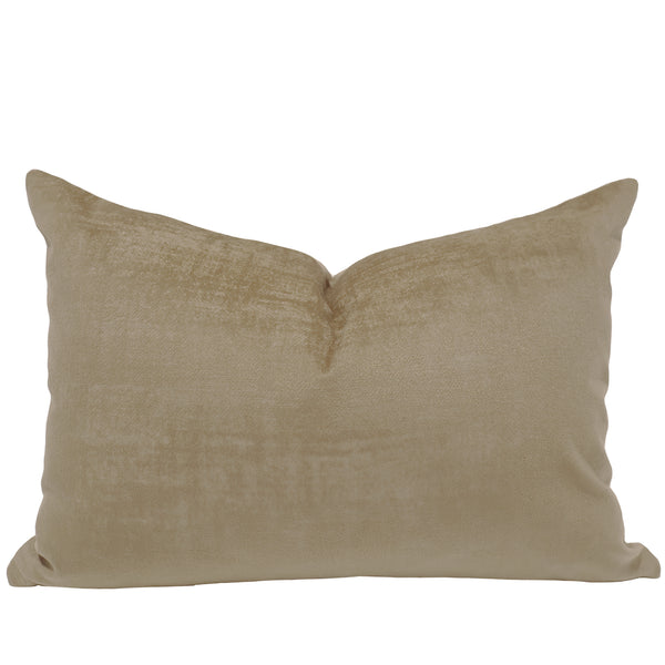 Honey Velveteen Pillow Cover