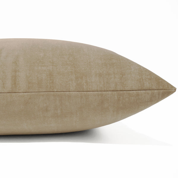 Honey Velveteen Pillow Cover