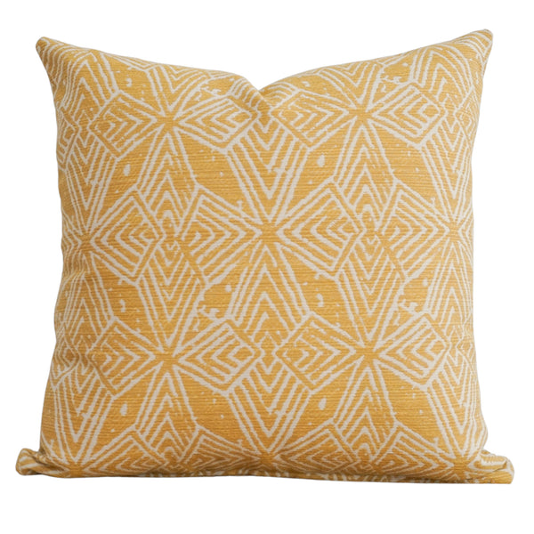 Twila Yellow | Outdoor Pillow Cover