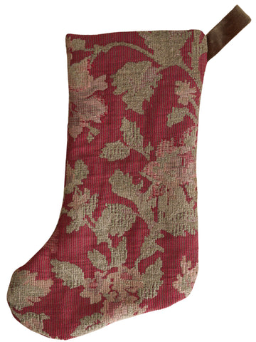 Floral Heritage Boho Christmas Stocking