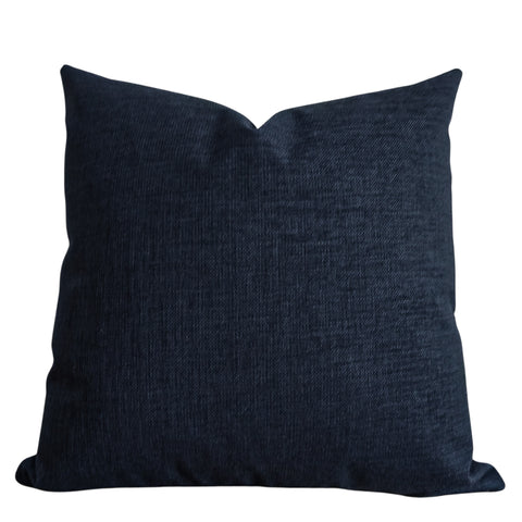 Navy Outdoor Pillow Cover