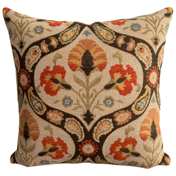 Medallion Floral Pillow Cover