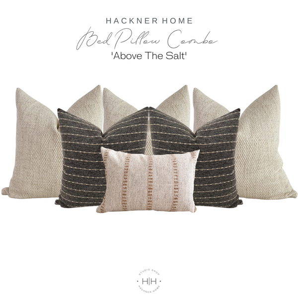 Bed Pillow Combo 'Above The Salt'
