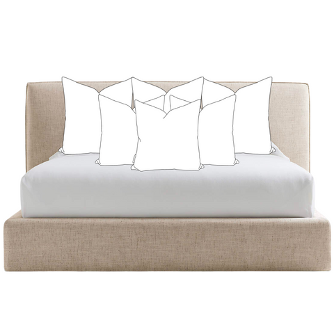 'All Squares' Bed Pillow Insert Bed Combo