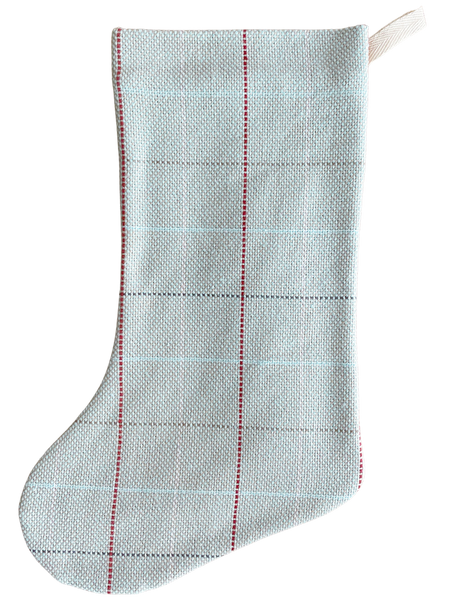 Baby Blue | Boho Style Holiday Stocking