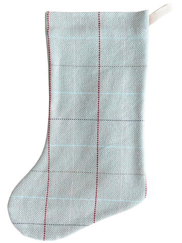 Baby Blue | Boho Style Holiday Stocking