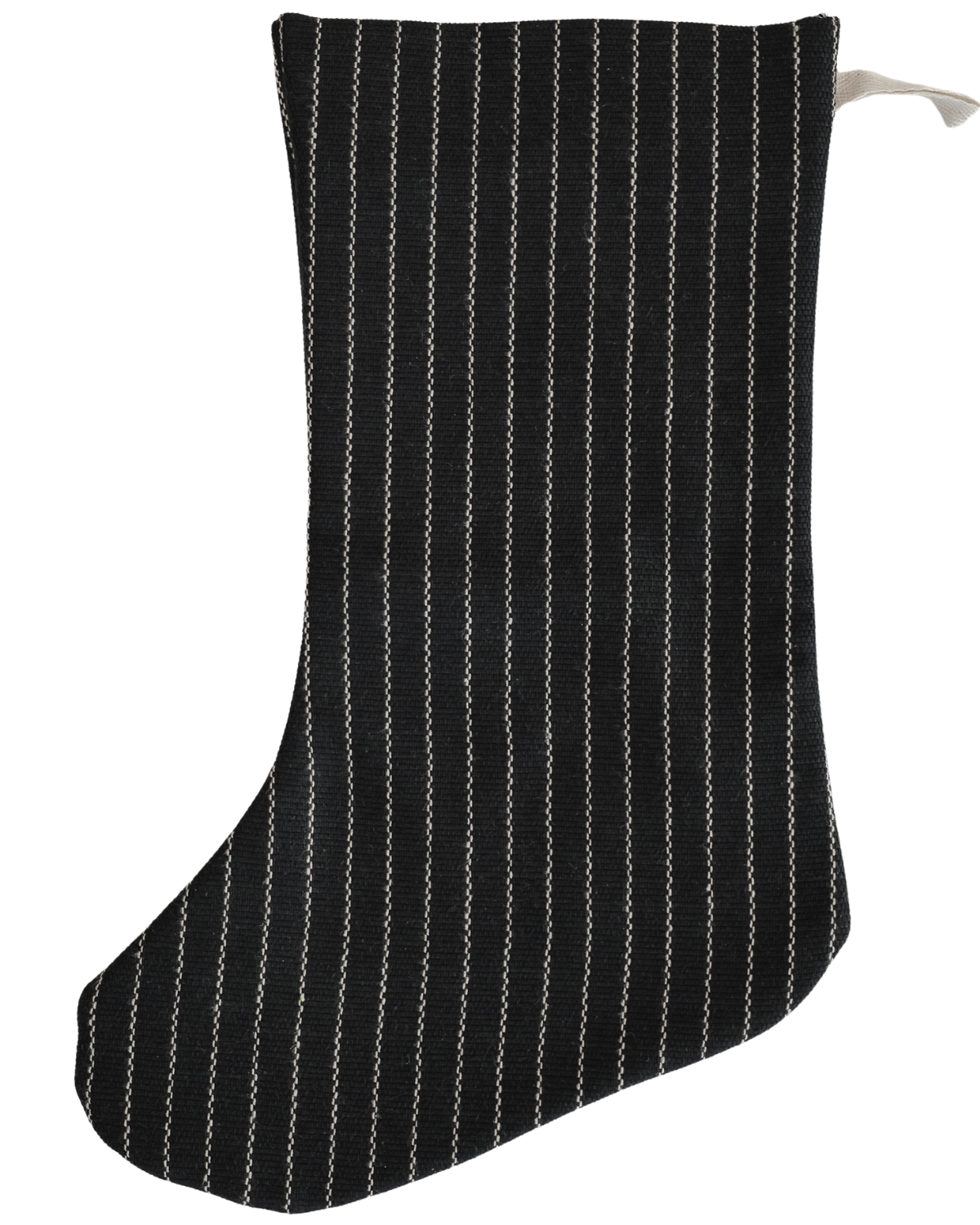 Black Vintage Stripe | Boho Christmas Stocking