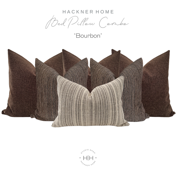 Bed Pillow Combo 'Bourbon'