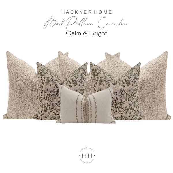 Bed Pillow Combo 'Calm & Bright'