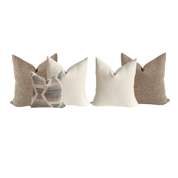 Sectional Chaise Sofa Pillow Combo | Desert Lilly