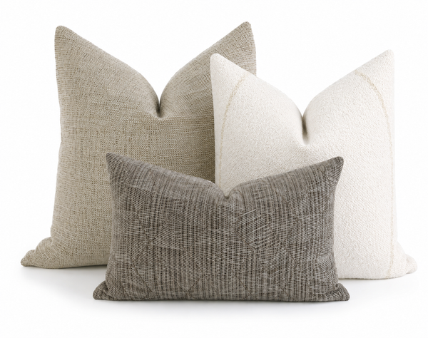 Sand & Petal Outdoor Pillow Cover Set