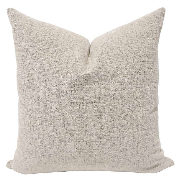 Cloud Textured Pillow Cover - square size, soft heathered 100% polyester fabric, indoor decorative pillow.