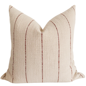 Corded Rust Pillow Cover