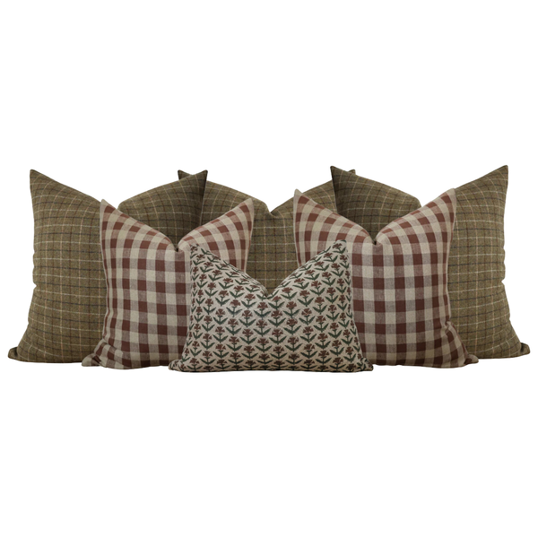 Bed Pillow Combo 'Cottage Christmas'